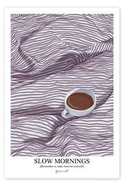 Poster Slow Mornings - bykammille